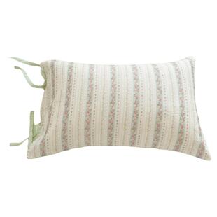 玫瑰庄园 田园风小碎花全棉双层纱枕套枕芯罩单支装48*74cm可定制