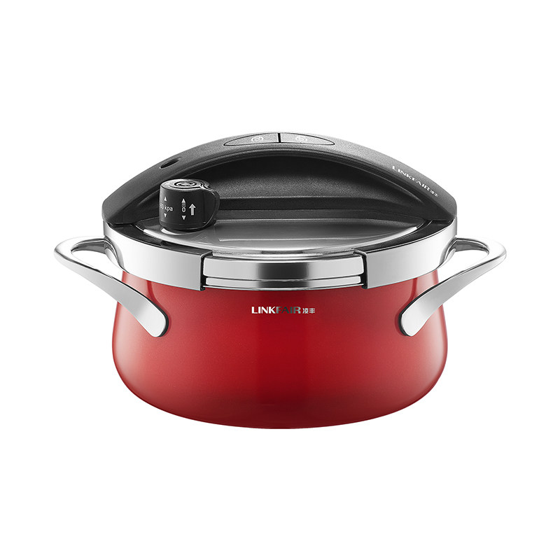 凌丰迷你小型304不锈钢高压锅新款1人防爆2家用电磁炉燃气压力锅