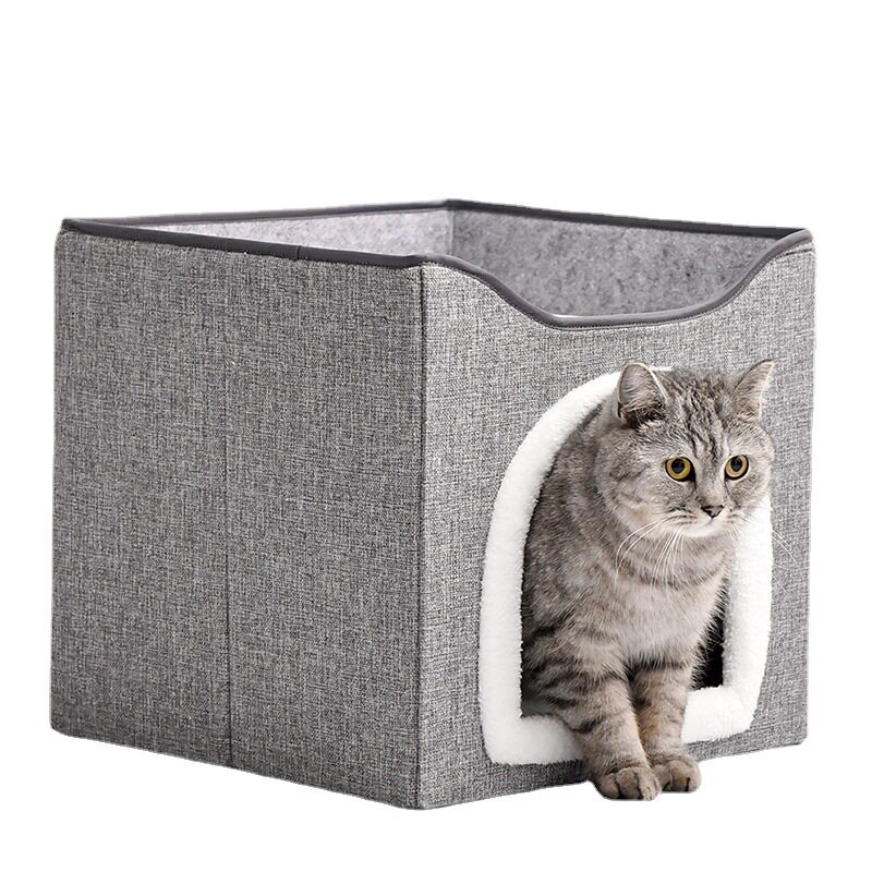 双层猫窝猫别墅猫抓板一体