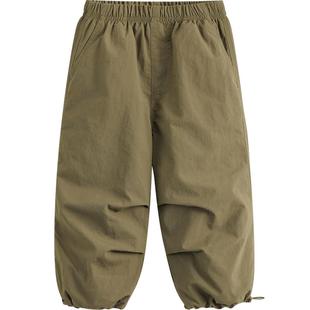 【打折】马克珍妮春装 男女童降落伞裤 儿童束脚裤休闲裤231672