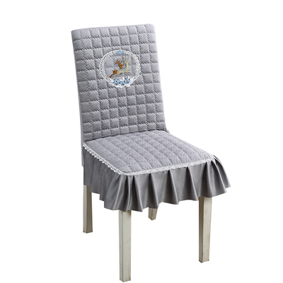 坐垫加厚防滑椅子套全包餐椅套