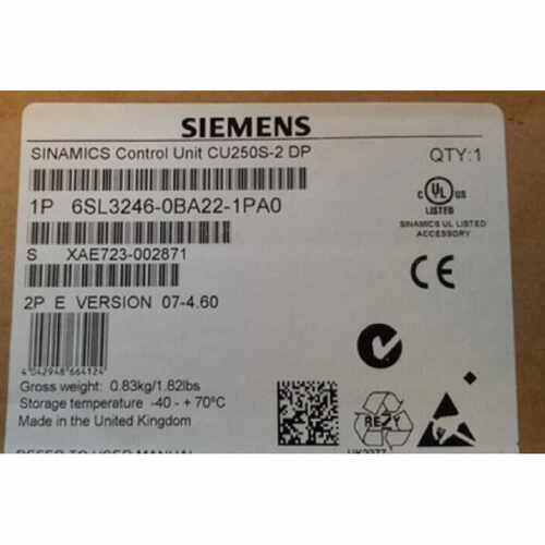 议价6SL3246-0BA22-1PA0西门子G120变频器控制单元 6SL32460BA221