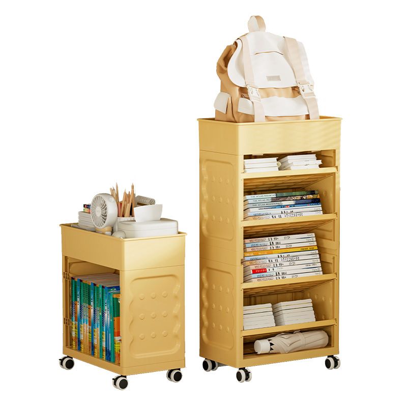 可移动书架书桌置物架学生落地本区移动书架本绘儿童架儿童绘书架