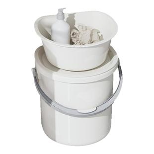 高颜值水桶套装家用洗衣桶塑料桶提桶学生加厚洗澡桶加厚塑料桶