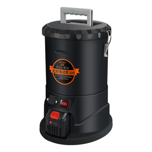 海春新款电动黄油枪挖机专用桶装自动注油两用锂电24v电动黄油机