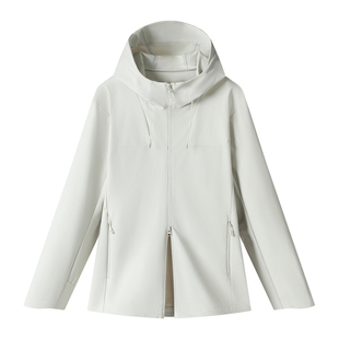 男式一体绒保暖连帽软壳外套韩版简约纯色休闲夹克秋冬季长袖外套