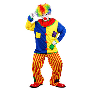 小丑服装成人万圣节cos化妆舞会表演出服饰魔术师装扮演衣服道具