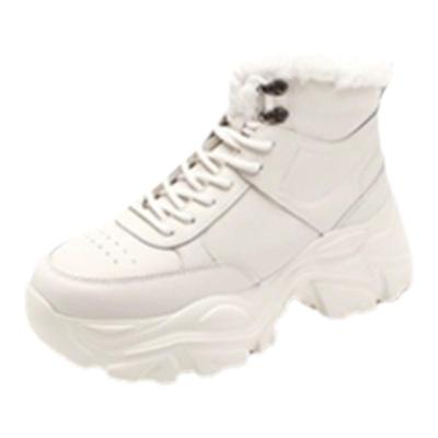 达芙妮加绒棉鞋女厚底雪地靴棉靴