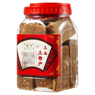 新榨正宗甘蔗老红糖块纯正老式手工义乌蔗糖土特产月子大姨妈备用