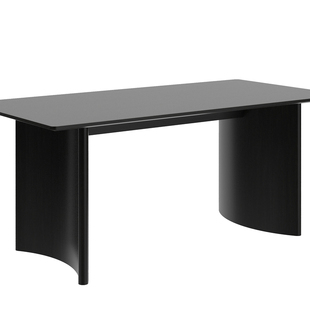 曲美家居简约书页餐桌家用小户型实木底座饭桌子餐厅餐桌椅组合