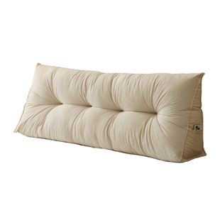 床头软包靠背垫ins风北欧榻榻米无床头靠垫新款三角防撞大靠背枕