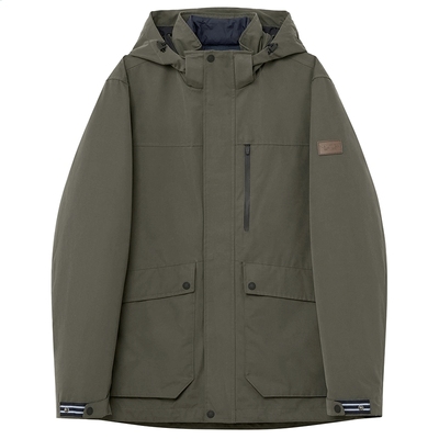 防轻泼水绒感诺帝卡三合一外套