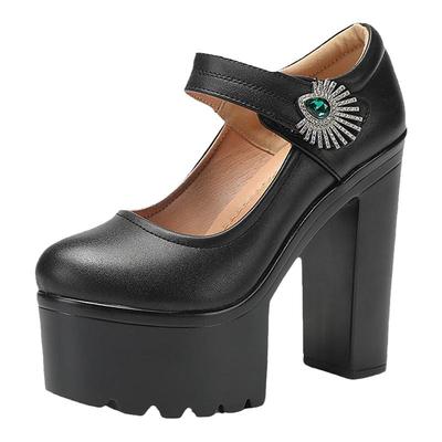 14cm超高跟防水台模特演出鞋单鞋