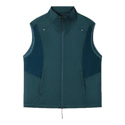 CryingCenter保暖锁温立领双拉马甲秋冬运动拼接运动马甲