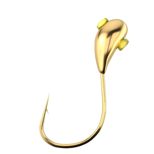 铜头朝天钩金海夕小金坨鱼钩散装小红坨传统钓钩鲫鱼仿生铜坨正品