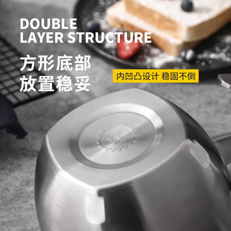 泡面碗不锈钢上班族便当餐盒快餐饭盒防烫双层保温设计杯学生食堂