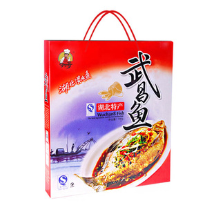 湖北武汉特产武昌鱼大礼盒700g开袋即食风味鱼鱼干零食年货礼品