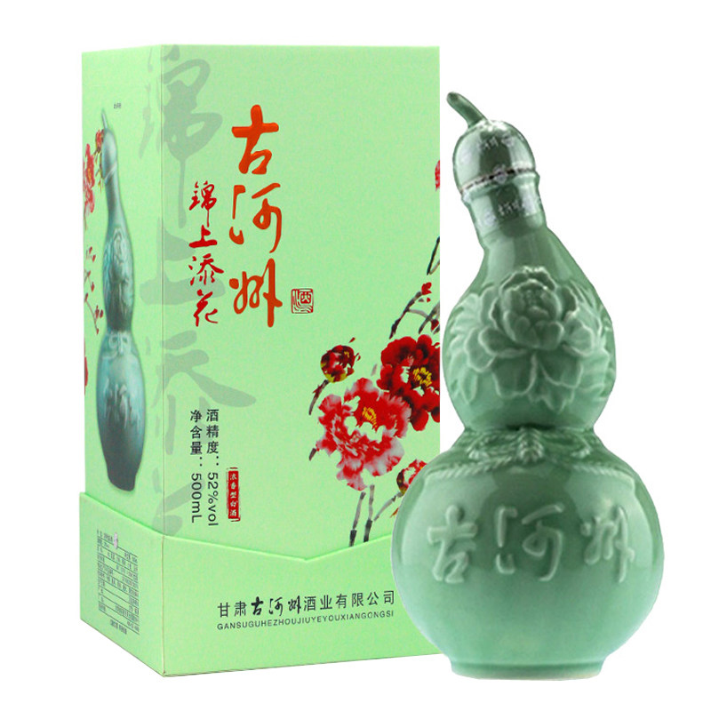 古河州52度浓香型整箱粮食白酒