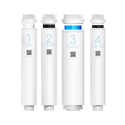 小米净水器滤芯400G600G厨下式1号PP棉2号前置3号RO反渗透4号后置
