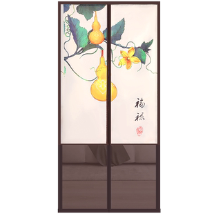 防蚊门帘自吸金刚网隔断磁铁对吸春夏季防蝇家用隐私魔术贴门帘