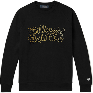 【折扣】Billionaire Boys Club男黑色棉质卫衣
