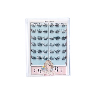 YOLO SIX摇一夏懒人免胶氧气小元子假睫毛韩系自然毛分段单簇