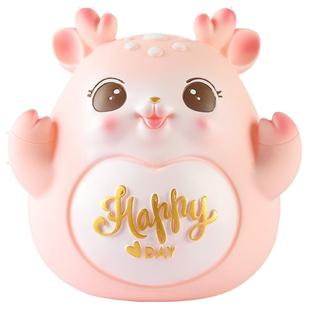 大容量可存可取小鹿储蓄罐防摔恐龙十二生肖狗狗小兔子儿童存钱罐