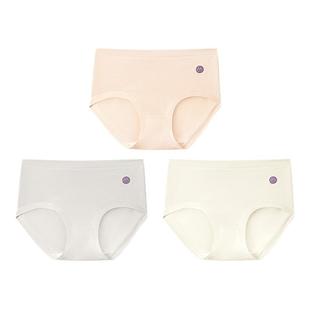 爱美丽2条装焕新标健康裤3A抗菌底档莫代尔中腰三角内裤女士薄款