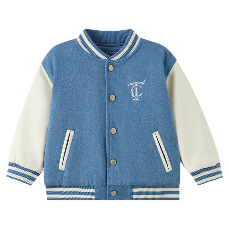 tartineetchocolat法国巧克力童装26春夏新款男童棒球服牛仔外套
