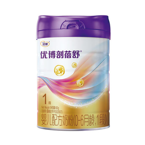 【+208元换购同品】圣元优博剖蓓舒1段婴幼儿牛奶粉800g6罐旗舰店