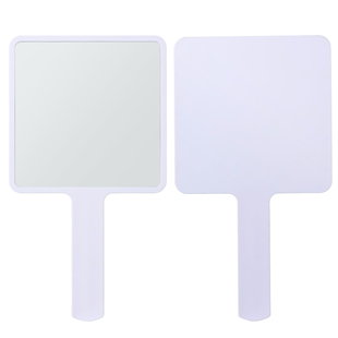 古迪手持化妆镜高级ins风女随身便携带手拿小镜子网红补妆手柄镜