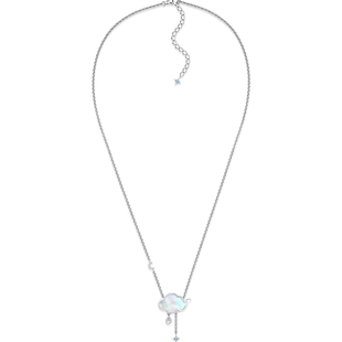 YUMMIE优米珠宝「彩云追月」项链祥云纯银贝母锁骨吊坠流苏轻奢