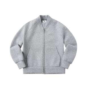 WHOOSIS（不知其名）空气层拉链外套夹克春季简约百搭情侣男女潮