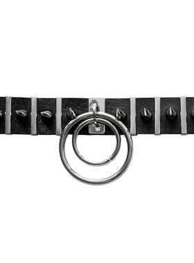 朋克欧美风亚文化铆钉圆环项圈