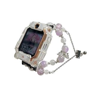 新品梦幻灵蝶diy手链适用小天才电话手表表带Z9/Z8/Z7/Z6A/Z6S/Q1A配件D1通用D2腕带Z5/Z8A套Z1Z2/Z3保护壳