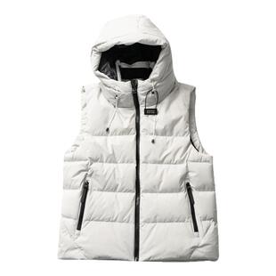 年终清仓！柜1980~高蓬松白鸭绒+热反射冬季男士户外连帽羽绒马甲