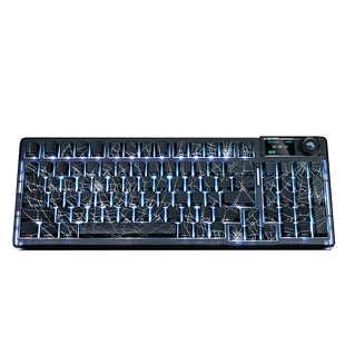 狼蛛F98ProV3蜘蛛网机械键盘游戏电竞无线蓝牙三模女生办公静音