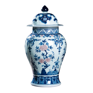 泡酒专用酒罐景德镇陶瓷酒坛子密封家用10斤装藏酒缸青花手绘酒瓶