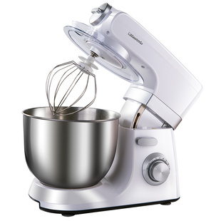 5L厨师机家用小型和面机全自动面粉搅拌机打蛋器鲜奶盖打发机商用