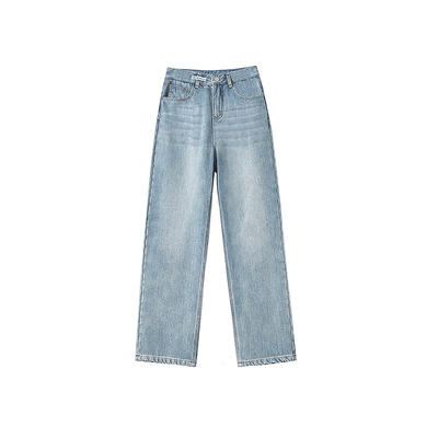 版型巨显瘦！阔腿牛仔裤~