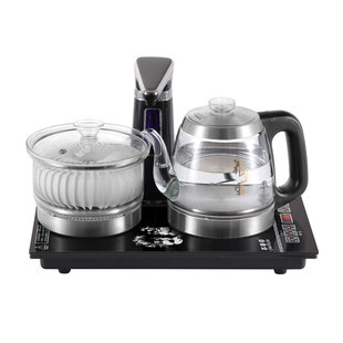110V220V全自动上水电热水壶烧水消毒煮茶器功夫茶具台式一体茶炉