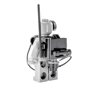 小颗粒积木第三方现代军事人仔二战穿戴通讯电台设备电话无线电台