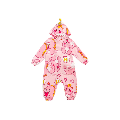 女童小恐龙睡衣超萌春秋冬季防踢