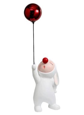 高档创意气球兔子摆件动物客厅桌面高级感玄关橱窗家居房间