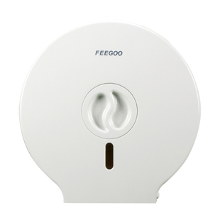 FEEGOO大卷纸巾盒卫生间卷纸架厕所大盘纸架壁挂式圆形卷纸筒