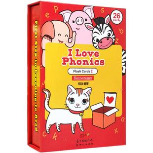 【送音频】海尼曼 Heinemann I Love phonics  Alphabet 字母词卡幼儿英语启蒙 自然拼读 flashcards 闪卡 学单词