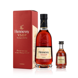 【官方直营】轩尼诗VSOP干邑白兰地350ml随享装+50ml进口洋酒正品