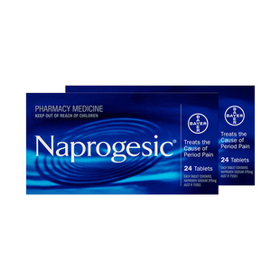 【官方旗舰店】澳洲拜耳痛经小蓝片Naprogesic姨妈止痛药进口原研
