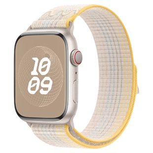 匠戴适用iwatchS11表带s10苹果手表applewatchultra3新品2回环尼龙8编织7女款SE运动6男士高级感夏季透气腕带
