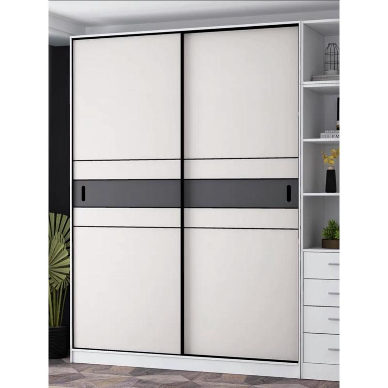 衣柜门推拉门定做定制滑移门现代简约欧式柜门卧室衣橱环保实木门